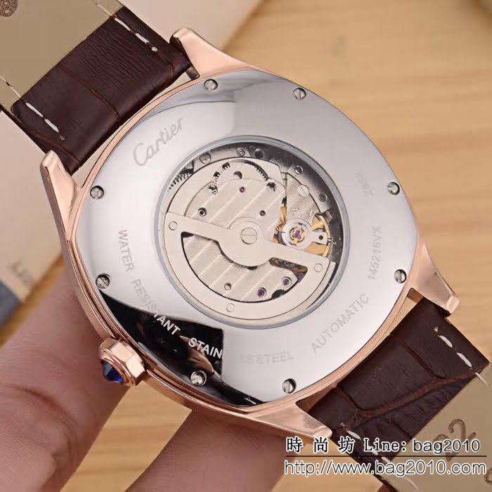 CARTIER卡地亞 最新鏤空新品 時尚高端精品男士腕表 WSS3066